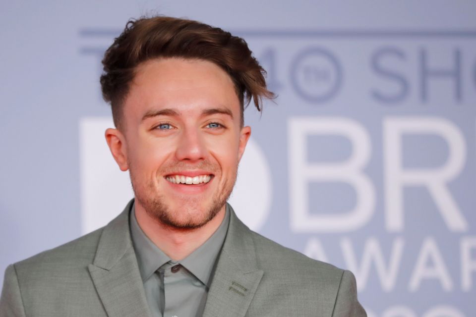 Roman Kemp poses on the red carpet on arrival for the BRIT Awards 2020 in London on February 18, 2020. (Photo by Tolga AKMEN / AFP via Getty Images)