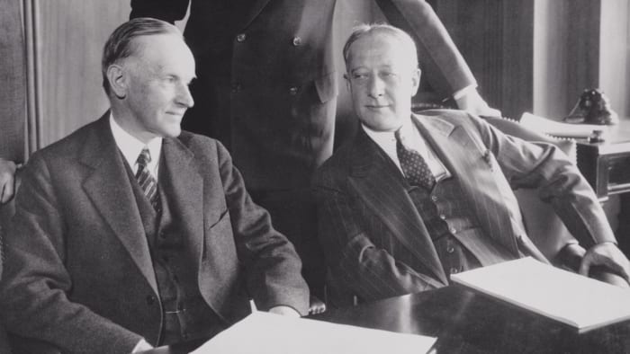 President Calvin Coolidge and Governor Al Smith