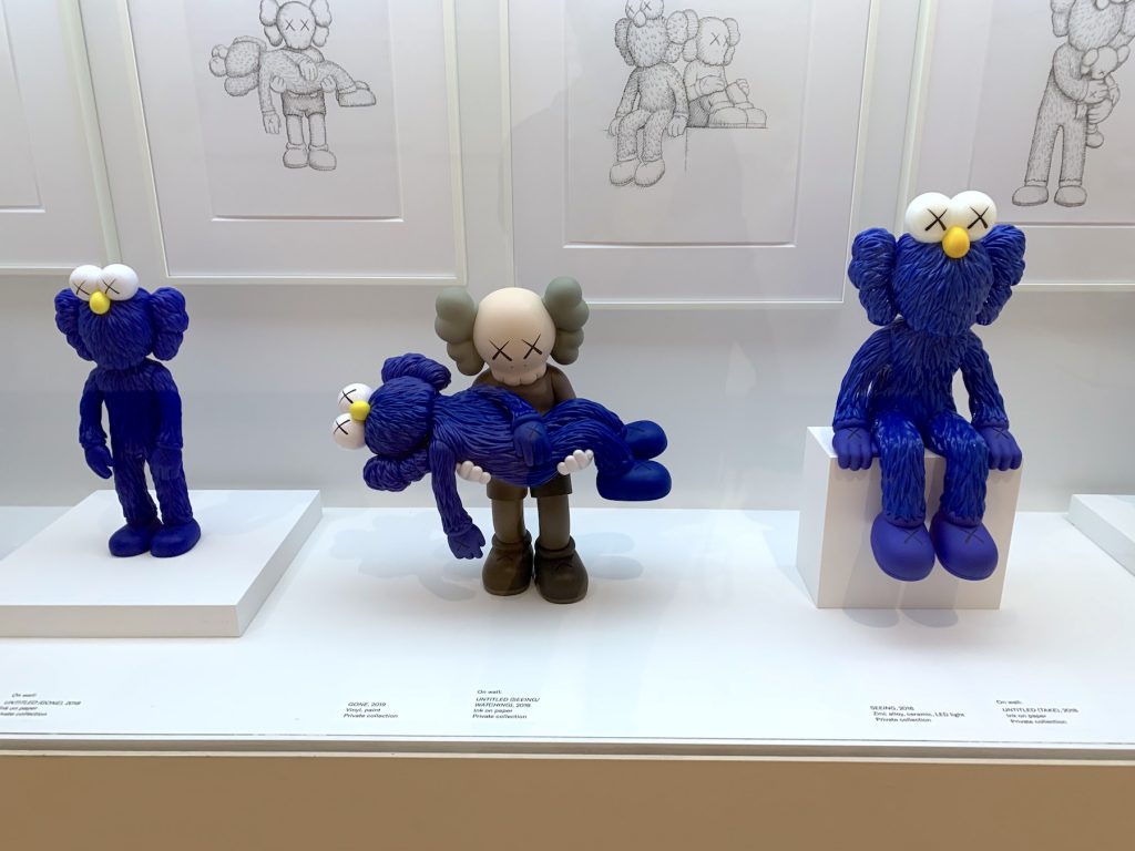 Display of vinyl figures by KAWS. (Photo by Ben Davis)