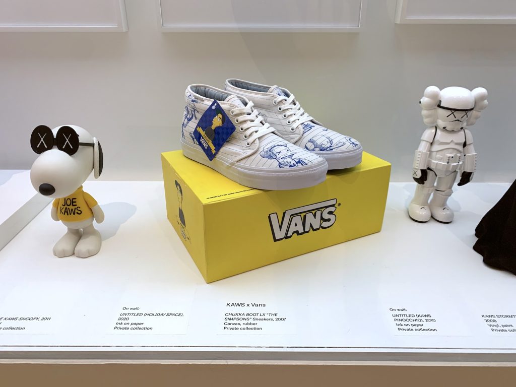 Display of KAWS Vans. (Photo by Ben Davis)