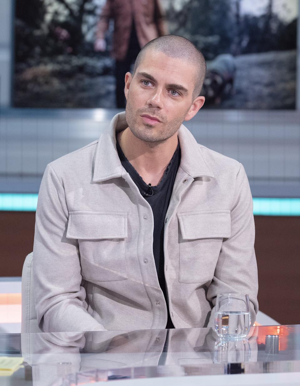 Editorial use only
Mandatory Credit: Photo by Ken McKay/ITV/Shutterstock (11896775u)
Max George
&#39;Good Morning Britain&#39; TV Show, London, UK - 10 May 2021