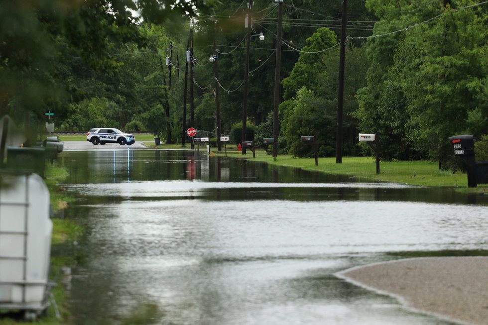 Flooded streets Atmore, Al